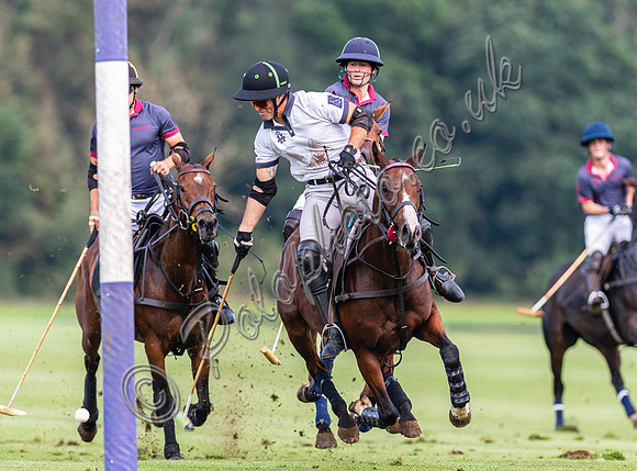 Polo action, Kingscote Cup, Cirencester Park, 2023