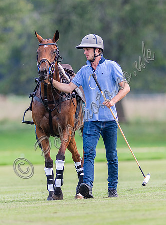 Polo action, Kingscote Cup, Cirencester Park, 2023
