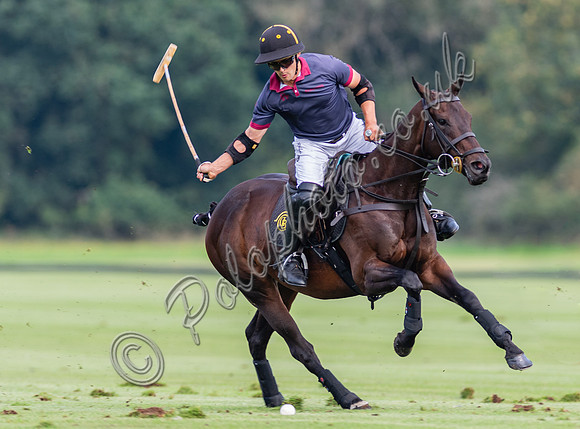 Polo action, Kingscote Cup, Cirencester Park, 2023
