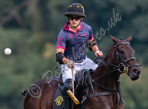 Polo action, Kingscote Cup, Cirencester Park, 2023