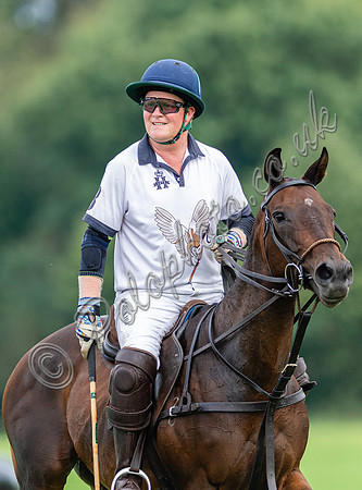 Polo action, Kingscote Cup, Cirencester Park, 2023