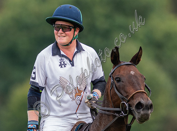 Polo action, Kingscote Cup, Cirencester Park, 2023