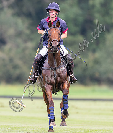 Polo action, Kingscote Cup, Cirencester Park, 2023