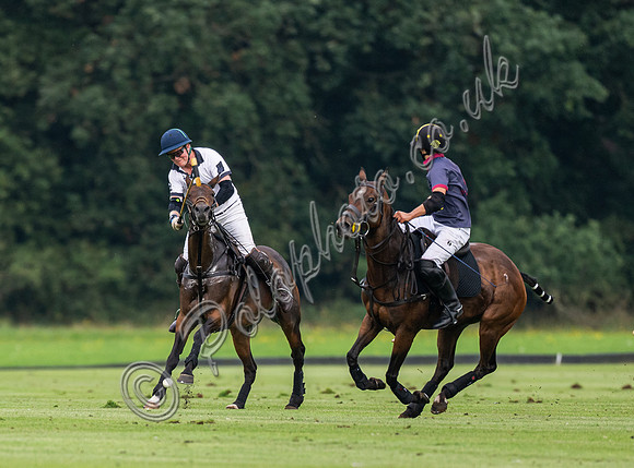 Polo action, Kingscote Cup, Cirencester Park, 2023