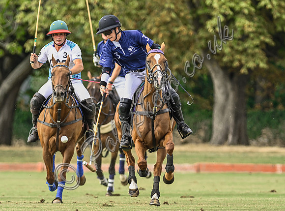 Polo action, Wichenford Bowl 2025 semi-final match, Beaufort Polo Club