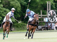 Polo action, Junior Cavalry Cup, Cirencester Park 2021