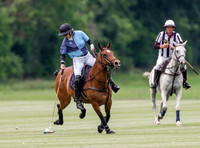 Polo action, Junior Cavalry Cup, Cirencester Park 2021