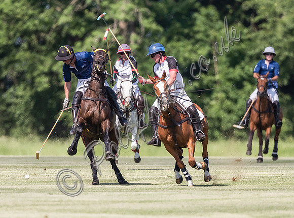 Polo action Tyro Cup Final -  Cirencester Park