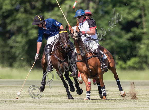 Polo action Tyro Cup Final -  Cirencester Park