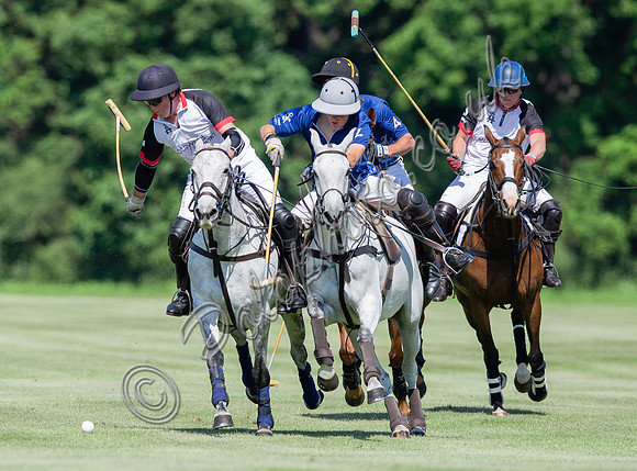 Polo action Tyro Cup Final -  Cirencester Park