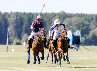 Polo action, Junior Cavalry Cup, Cirencester Park