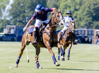 Polo action, Junior Cavalry Cup, Cirencester Park