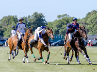 Polo action, Junior Cavalry Cup, Cirencester Park