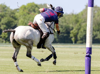 Polo action, Junior Cavalry Cup, Cirencester Park