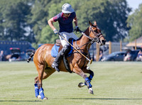 Polo action, Junior Cavalry Cup, Cirencester Park