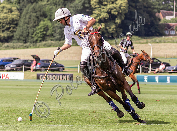 Polo action, 2024 Gold Cup, Cowdray Park Polo Club