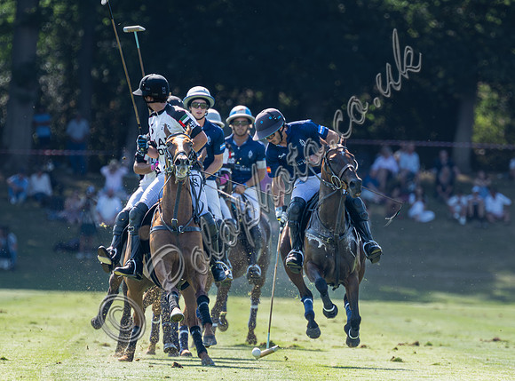 Polo action, 2025 Gold Cup quarter finals, Cowdray Park Polo Club