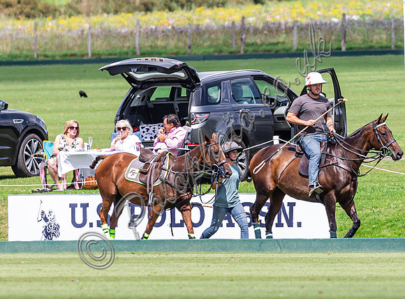 Polo action, The Ruins Cup (Holden White) 2024, Cowdray Park Polo Club
