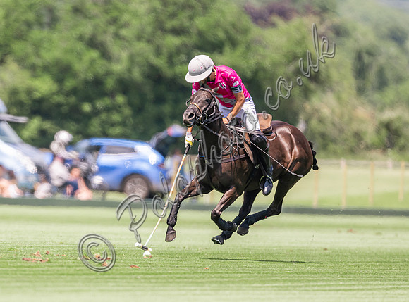 Polo action, 2024 Gold Cup, Cowdray Park Polo Club