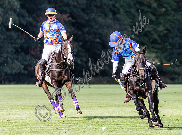 Polo action, Sue Cudmore Associates subsidiary semi final, Cirencester Park