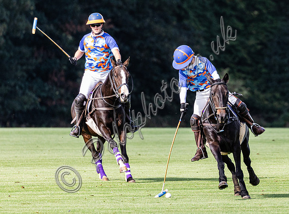 Polo action, Sue Cudmore Associates subsidiary semi final, Cirencester Park