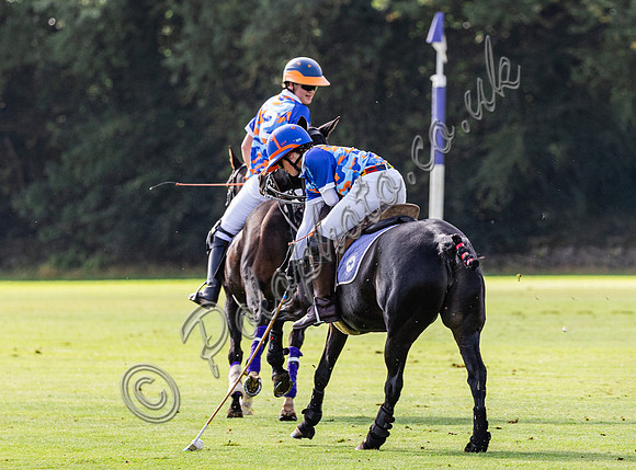 Polo action, Sue Cudmore Associates subsidiary semi final, Cirencester Park
