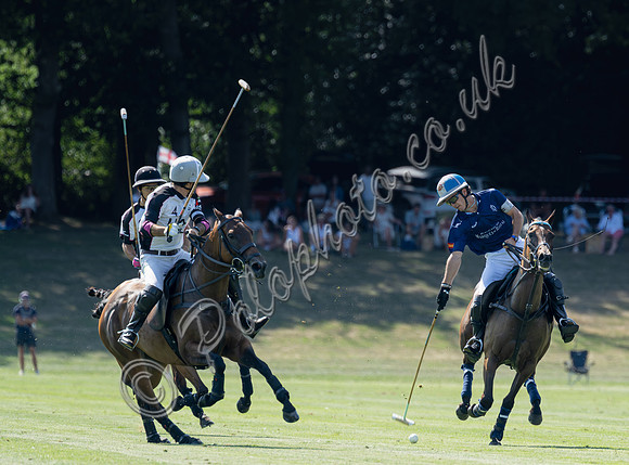 Polo action, 2025 Gold Cup quarter finals, Cowdray Park Polo Club