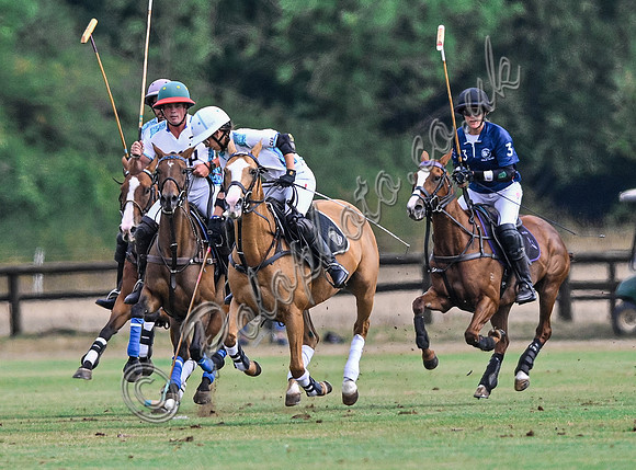 Polo action, Wichenford Bowl 2025 semi-final match, Beaufort Polo Club