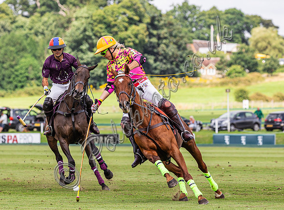 Polo action, The Ruins Cup (Holden White) 2024, Cowdray Park Polo Club
