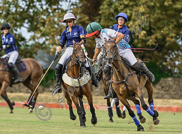 Polo action, Wichenford Bowl 2025 semi-final match, Beaufort Polo Club