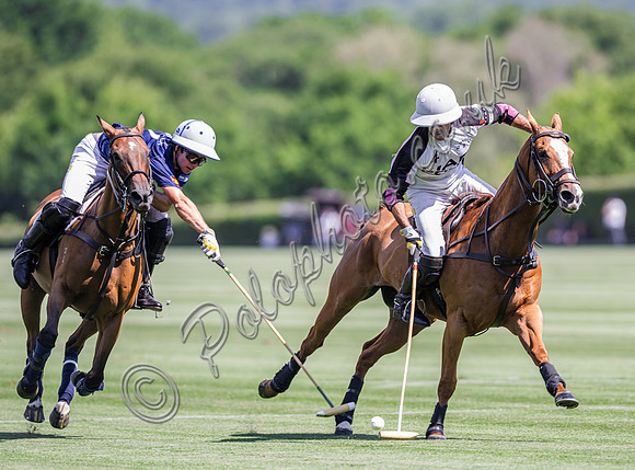 Polo action, 2025 Gold Cup quarter finals, Cowdray Park Polo Club