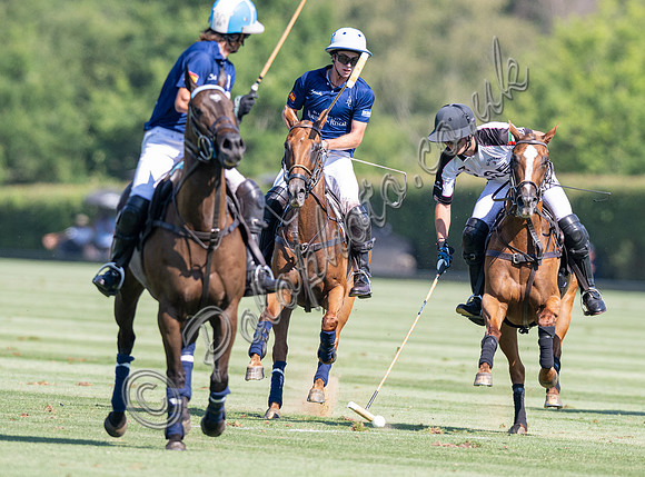 Polo action, 2025 Gold Cup quarter finals, Cowdray Park Polo Club