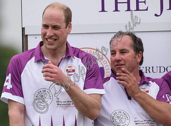 HRH Duke of Cambridge with Pete Dorma
