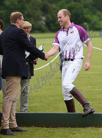 HRH Duke of Cambridge at presentation