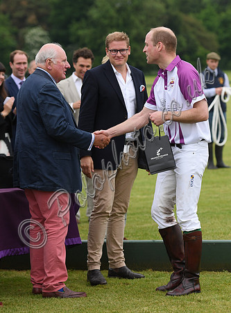 HRH Duke of Cambridge at presentation
