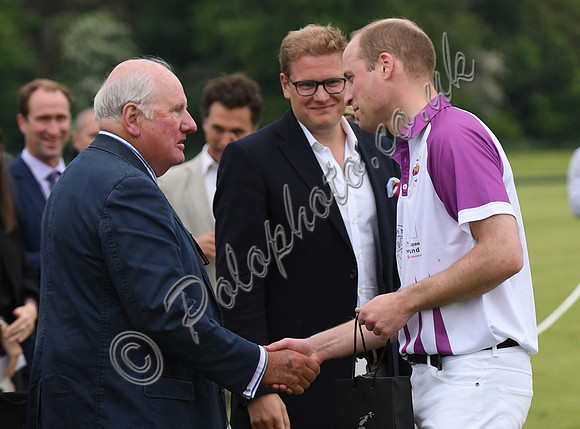 HRH Duke of Cambridge at presentation