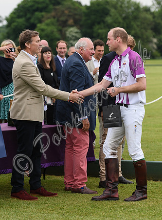 HRH Duke of Cambridge at presentation