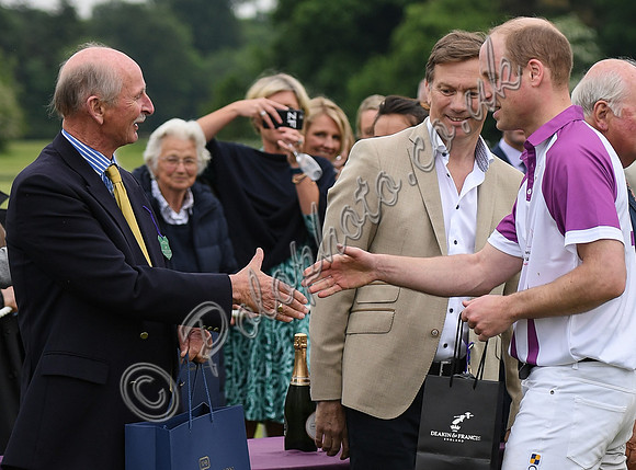 HRH Duke of Cambridge at presentation
