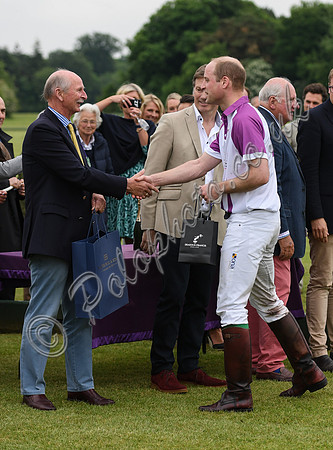 HRH Duke of Cambridge at presentation