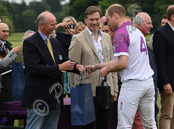 HRH Duke of Cambridge at presentation