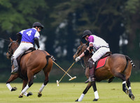 Prince William playing polo