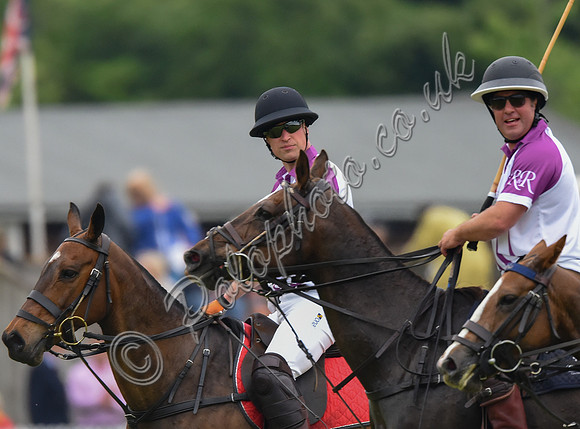 Prince William playing polo