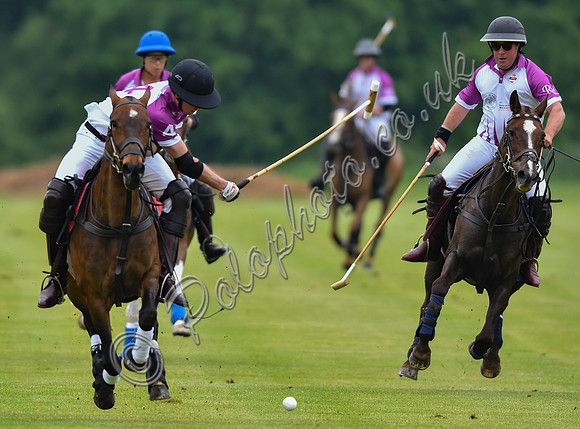 Prince William playing polo