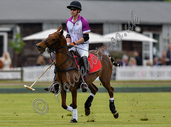 Prince William playing polo