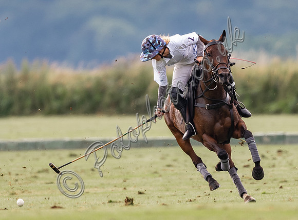 Polo action, Ladies 18 Goal Tournament,  Cirencester Park