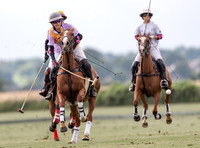 Polo action, Ladies 18 Goal Tournament,  Cirencester Park