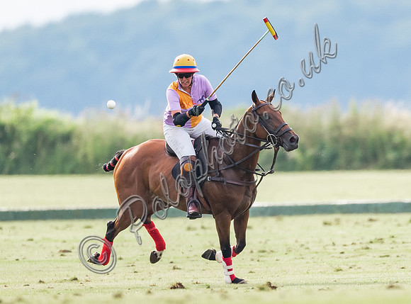 Polo action, Ladies 18 Goal Tournament,  Cirencester Park