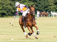 Polo action, Ladies 18 Goal Tournament,  Cirencester Park