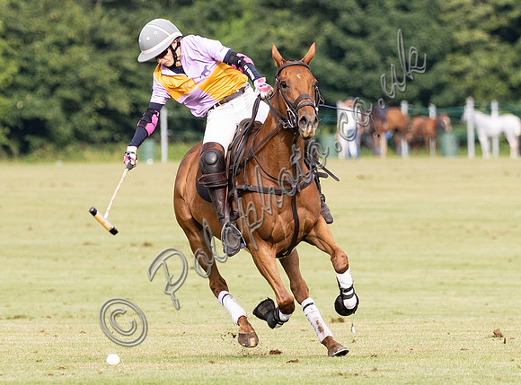 Polo action, Ladies 18 Goal Tournament,  Cirencester Park