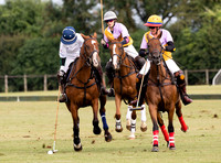 Polo action, Ladies 18 Goal Tournament,  Cirencester Park